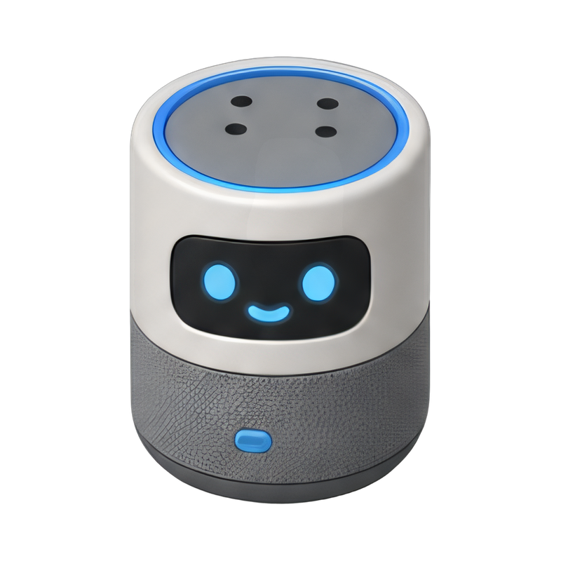 friendly smart speaker robot