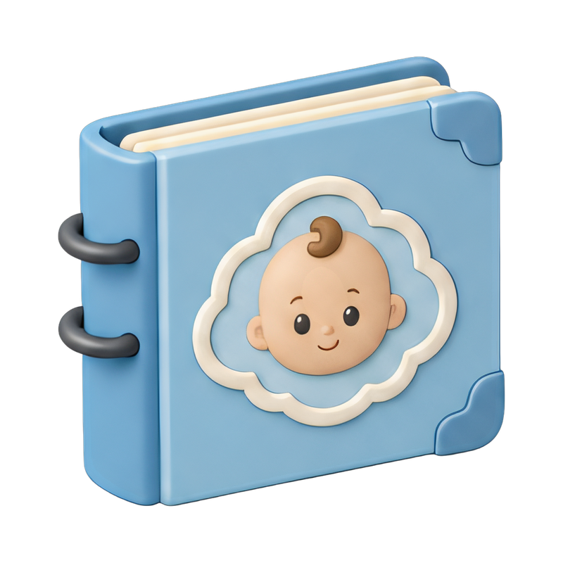 first year baby album