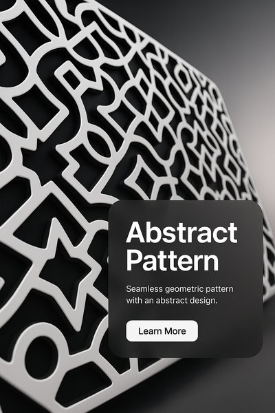Modern Abstract Pattern Design Suitable for Various Applications