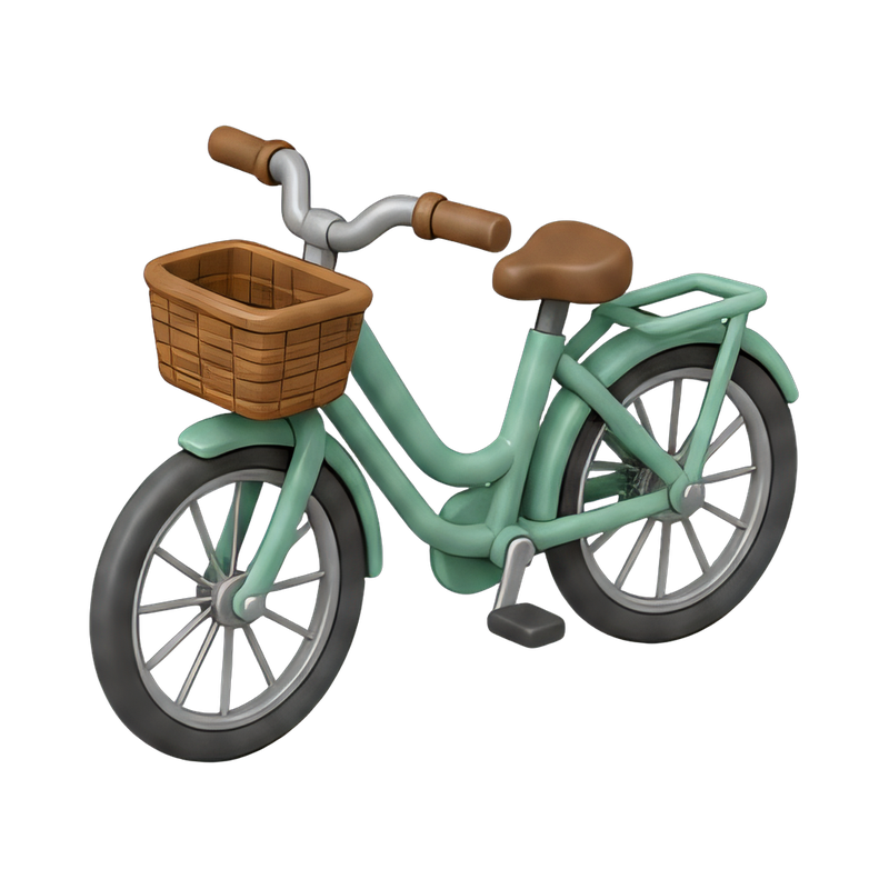 bicycle in urban setting