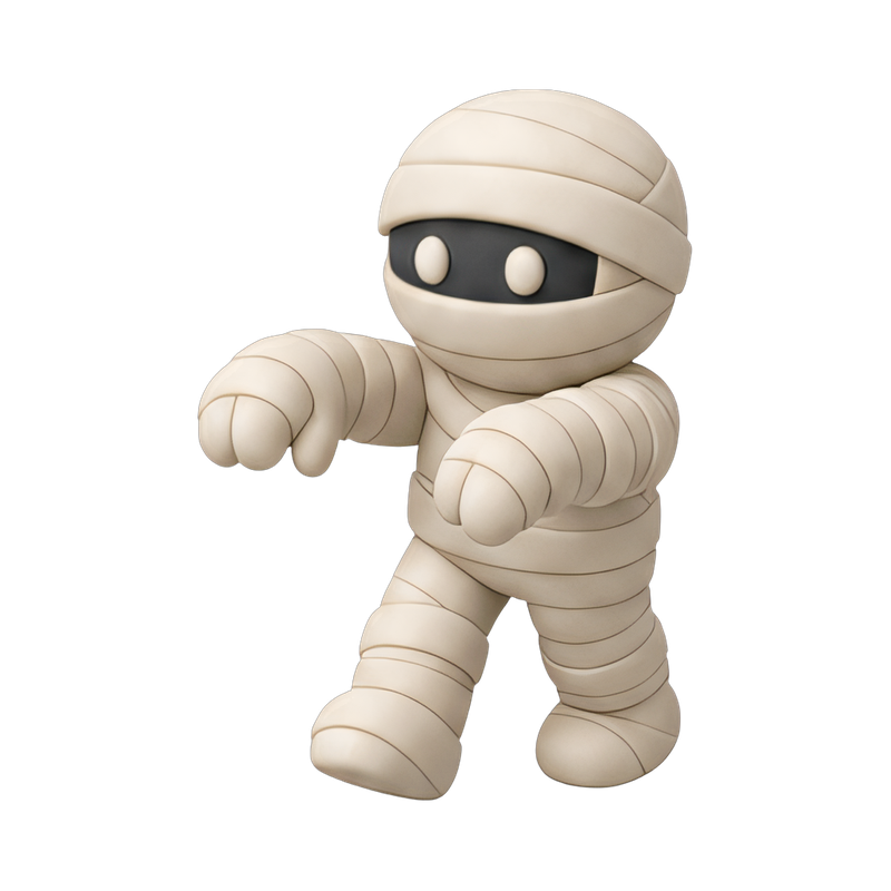 mummy wrapped in bandages