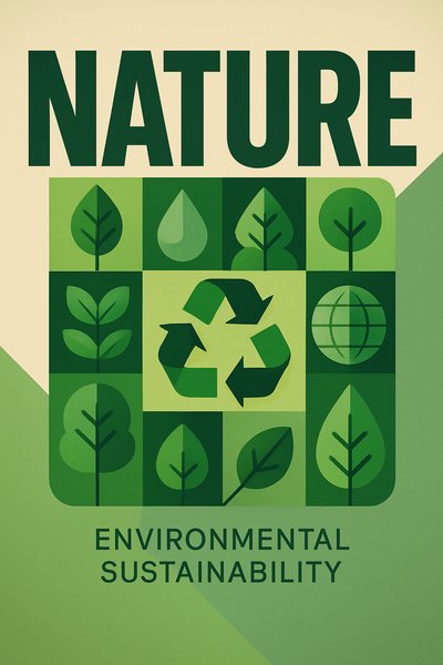Eco Geometric Harmony: Modern Sustainability Design