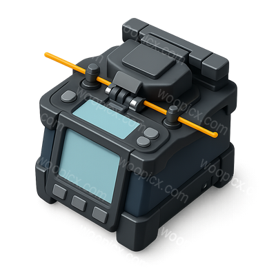 3D Icon of a Fiber Optic Splicer in Isometric View