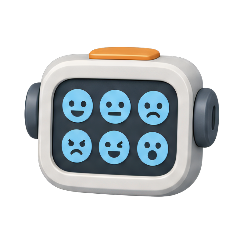 Expressive robot faceplate design