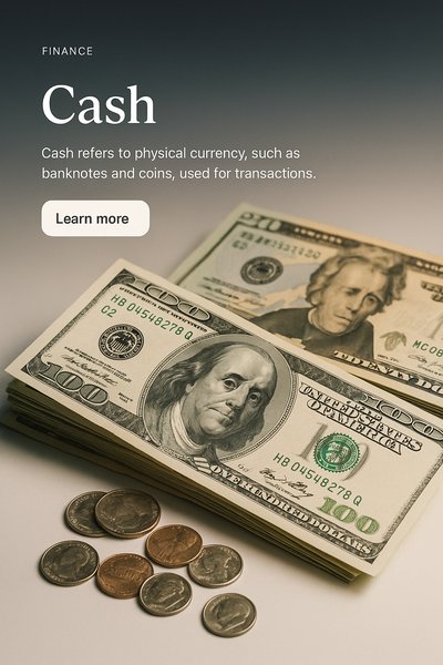 Creative Web Design Idea Featuring Cash and Finance Theme