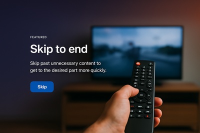 High-Resolution Web Design Concept with Remote Control