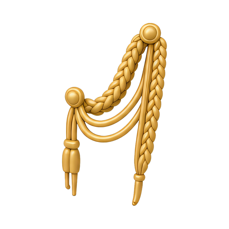 elegant cord shoulder detail