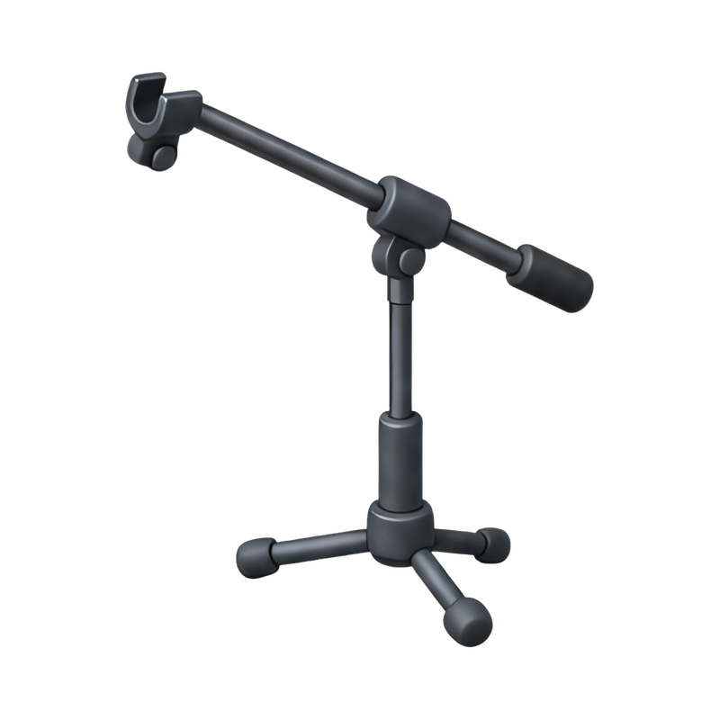 adjustable mic stand with boom
