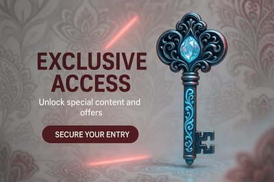 Promotional Graphic for Exclusive Access Campaign