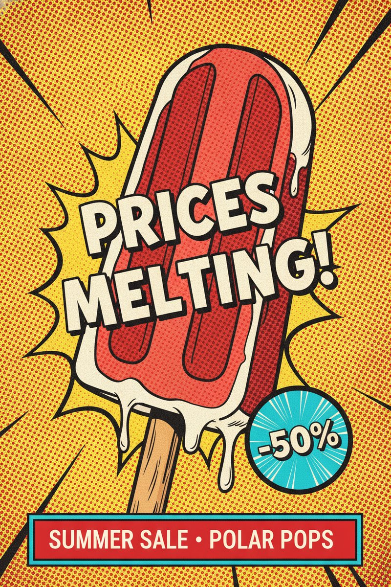 Melting Popsicle Summer Sale