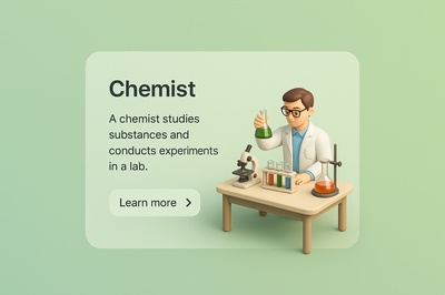 Realistic 3D Chemist Scene in a Laboratory Environment