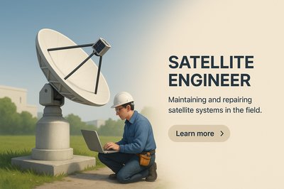Satellite Engineer: A Realistic 3D Scene of Engineering Work