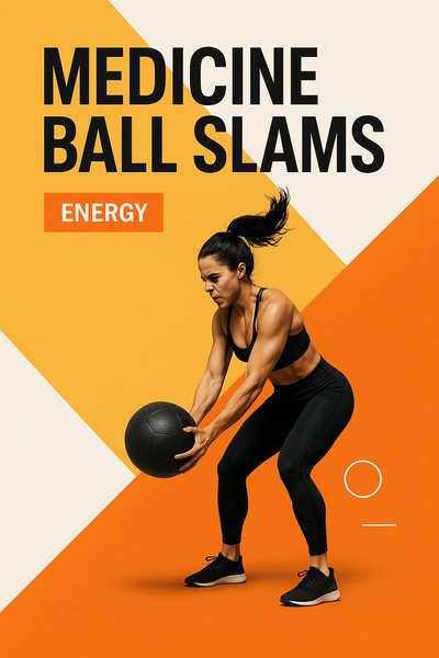 Dynamic Medicine Ball Slam Workout Visual