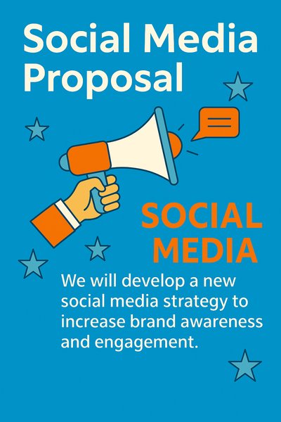 Social Media Strategy Proposal Graphic
