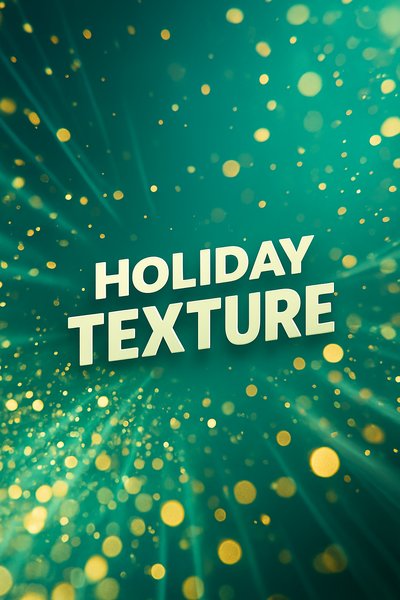 Dynamic Teal and Gold Bokeh Background for Celebrations