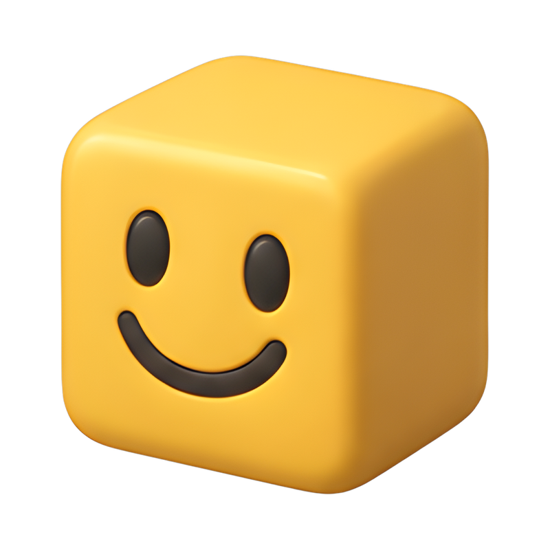 playful rounded cube design