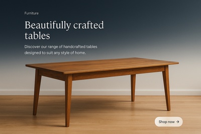 Stylish Web Page Design Featuring Elegant Table
