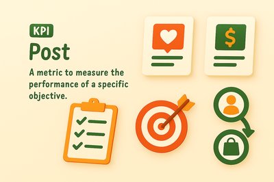 Informative Graphic on KPI Metrics for Performance Evaluation