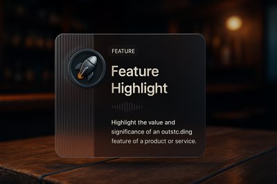 Rustic Pub Interior with Feature Highlight Block