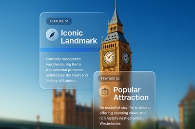 Stunning 3D Illustration of Big Ben in London