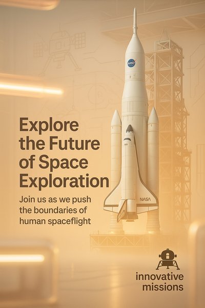 Promotional Poster for Space Exploration Initiative