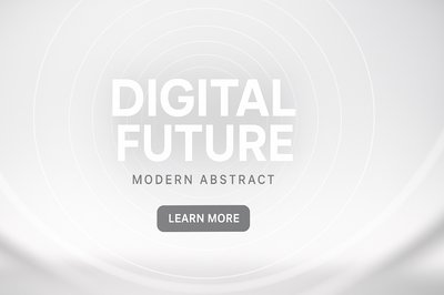 Modern Abstract Background with Digital Theme for Promotions
