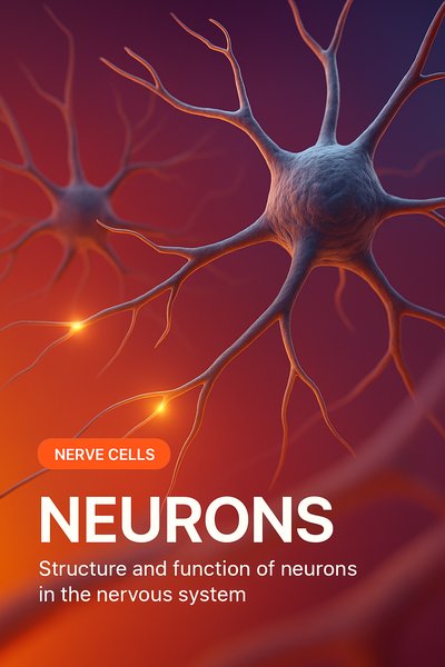 Detailed Illustration of Neurons and Their Functions