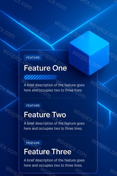 Modern Abstract Blue Background with Geometric Lines
