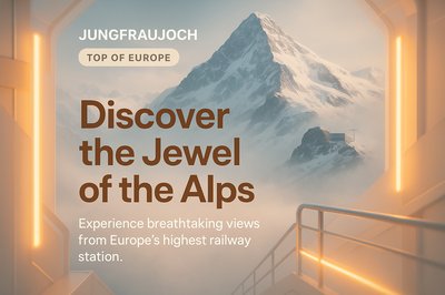 Promotional Travel Graphic for Jungfraujoch Destination