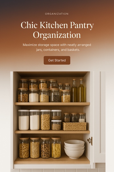 Stylish Kitchen Pantry Organization Ideas for Efficient Storage