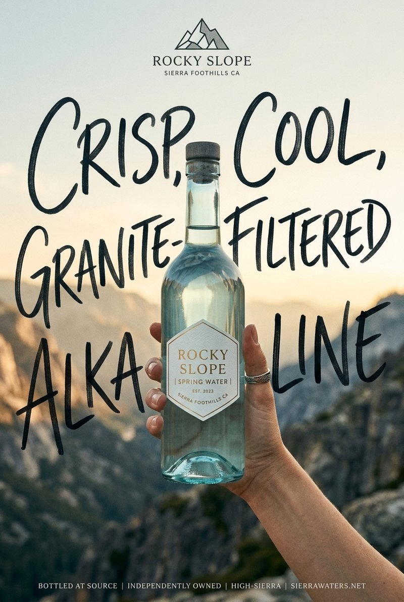 Rocky Slope alkaline spring water