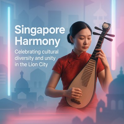 Cultural Harmony Promotion Featuring Traditional Musician