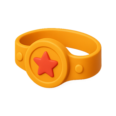 Vibrant Toy Bracelet with Star Design
