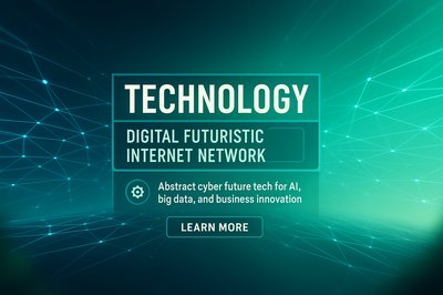 Futuristic Technology Background for Digital Innovation