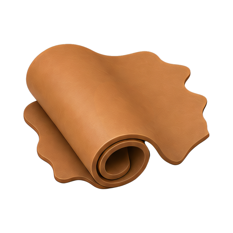 rolled leather side hide