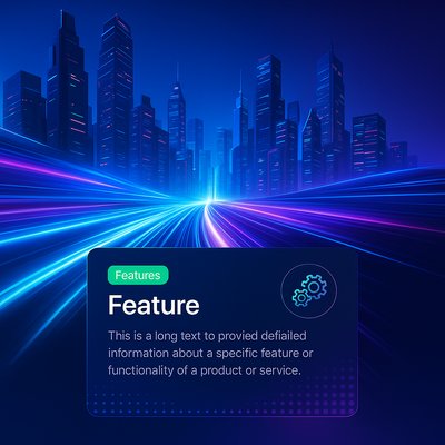 Dynamic Light Trails in a Futuristic Mega City