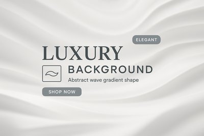 Elegant Abstract Wave Gradient Background for Luxury Branding