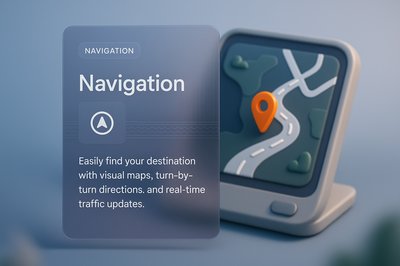 Integrated 3D Design for Navigation Interface