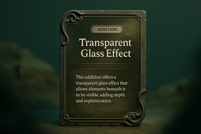 Medieval Nature Texture Background with Glass Effect