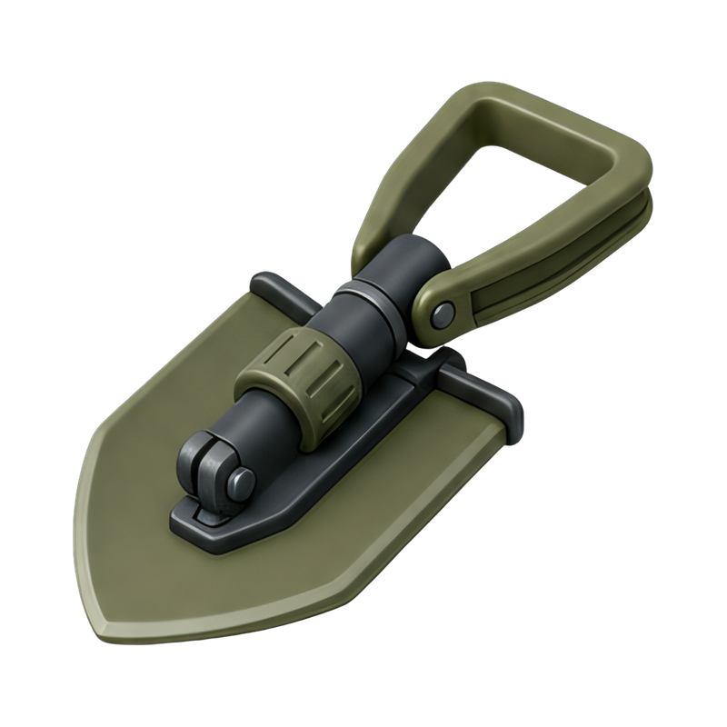 Folded entrenching tool design