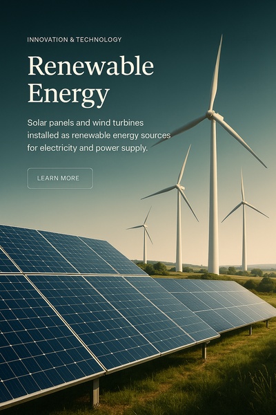 Innovative Renewable Energy Solutions with Solar and Wind Power