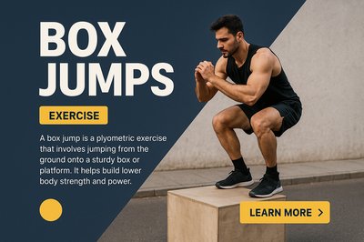Dynamic Box Jumps Exercise Visual Guide