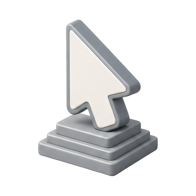 giant cursor arrow monument