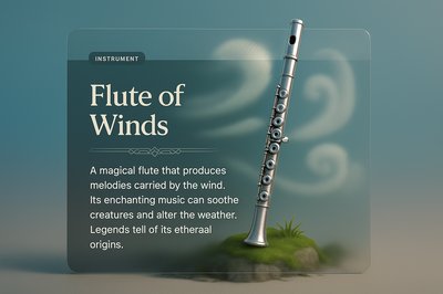 Flute of Winds - Enchanting Musical Instrument Design