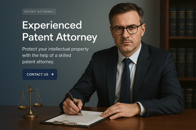 Professional Patent Attorney Web Page Design