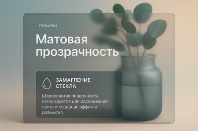 3D Illustration of a Web Page with Transparent Design Elements