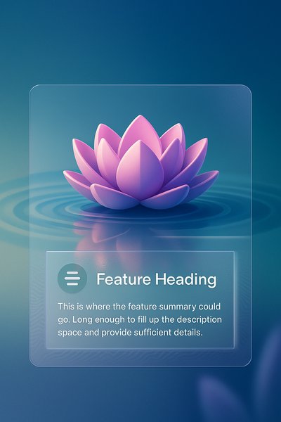Zen Lotus Flower Illustration for Meditation Concept