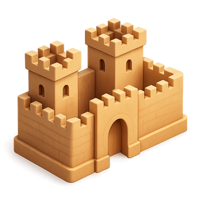 3D Isometric Representation of Mesopotamian City Walls