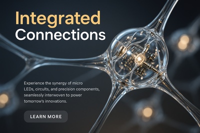 Web of Light: A Hyperrealistic Close-Up of Integrated Technology