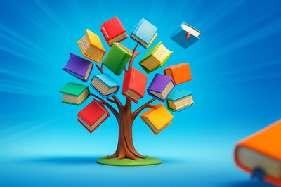 Dynamic Tree of Knowledge with Colorful Books